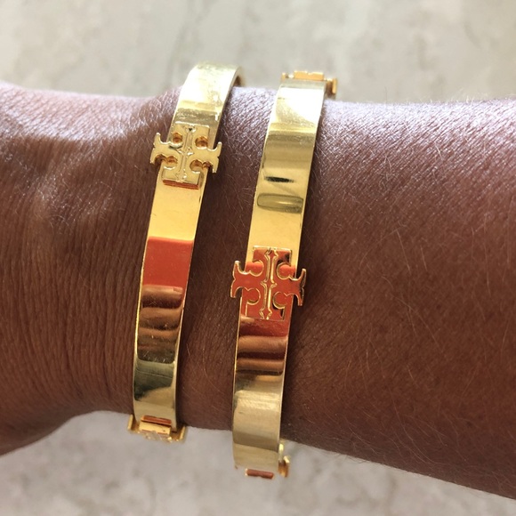 Tory Burch Jewelry Tory Burch Signature Bangles 2 Poshmark